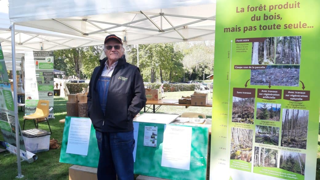 L&rsquo;Union des forestiers privées 74 à la journée du patrimoine à MESSERY