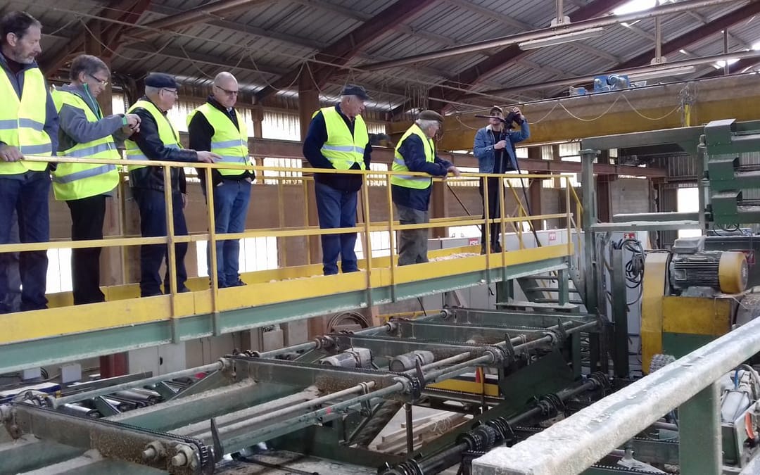 Visite d’une scierie traditionnelle : la Scierie Chaumontet à Groisy