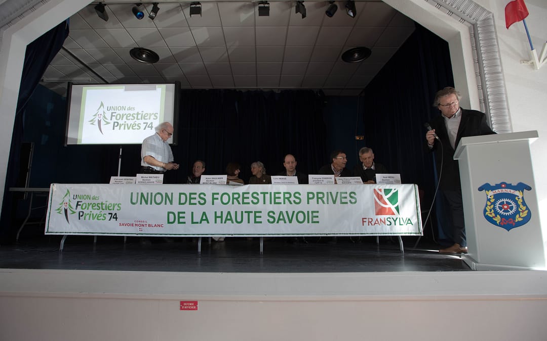 Belle réussite pour l’Assemblée Générale de l’Union des Forestiers Privés 74