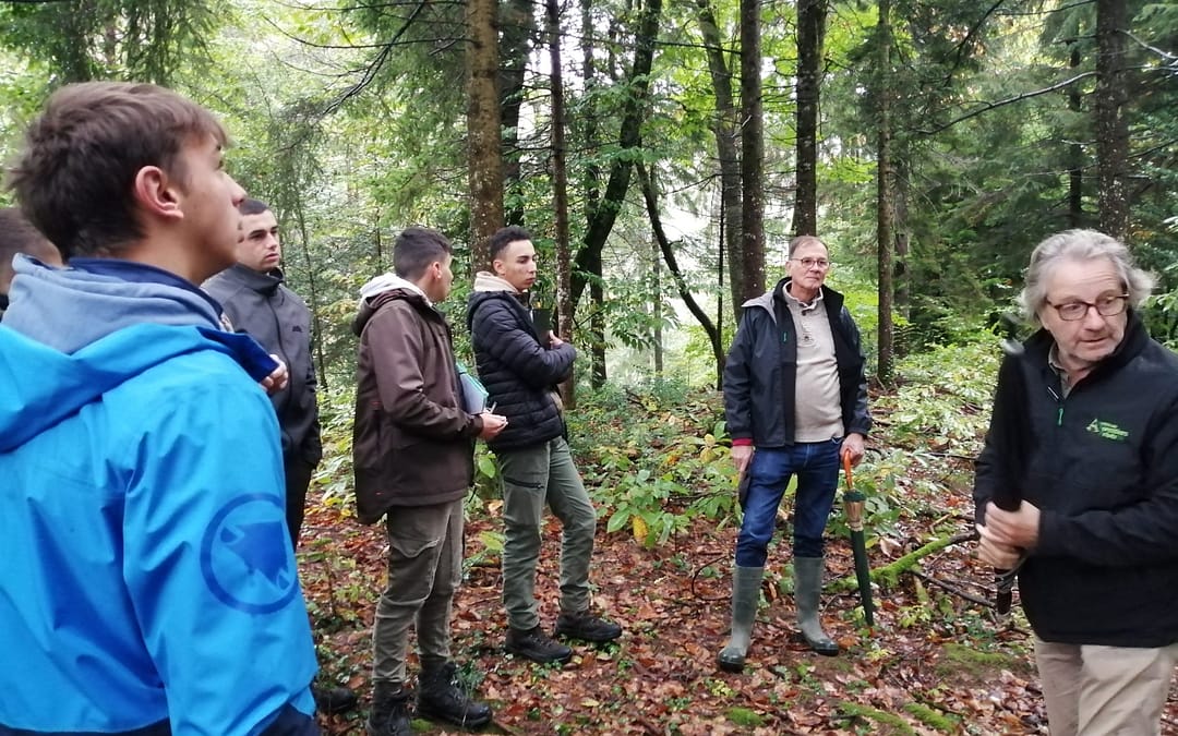 Une classe BTS GF de Normandie en visite en HAUTE SAVOIE