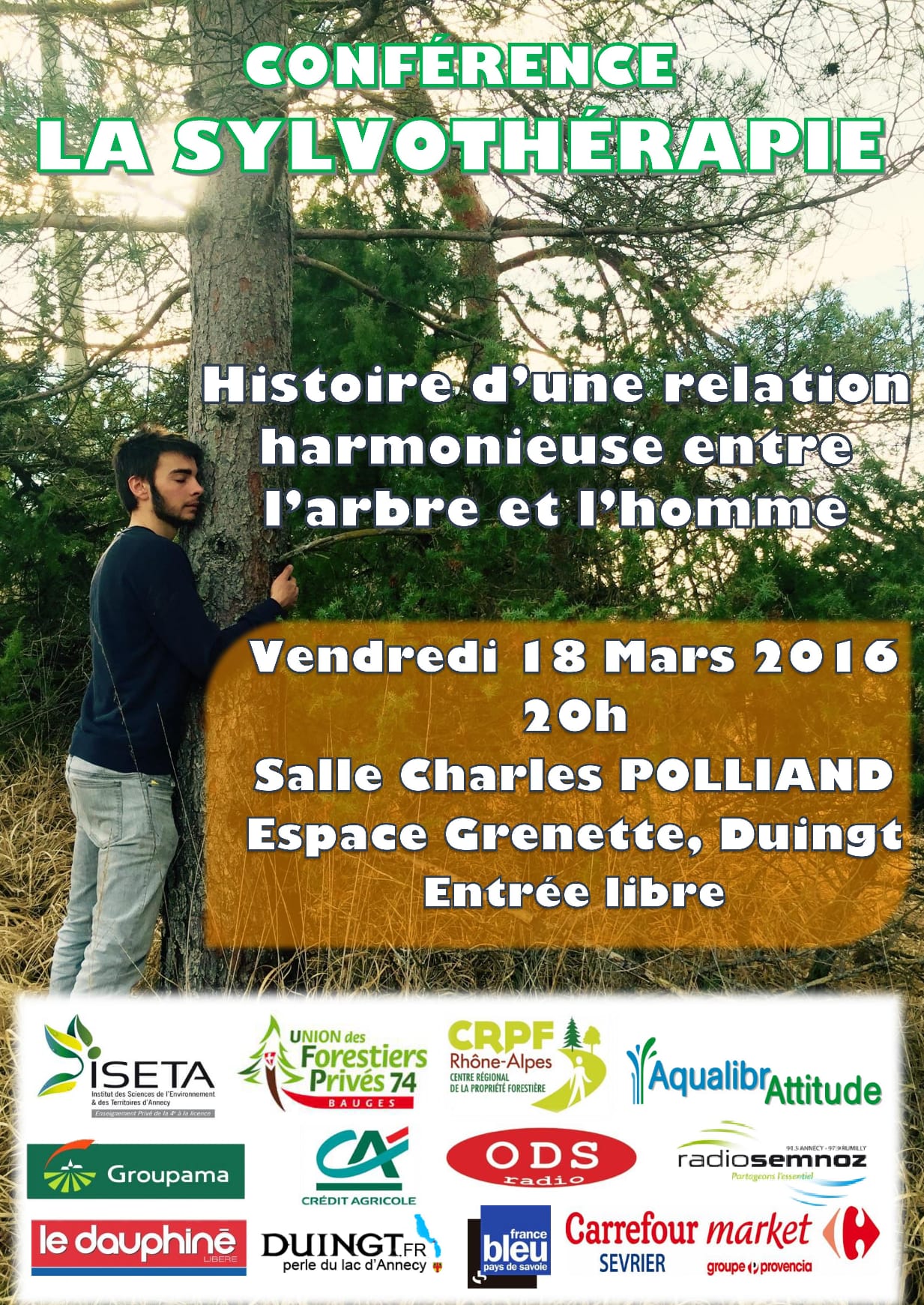 conférence « la sylvothérapie » à DUINGT le 18 mars à 20h00