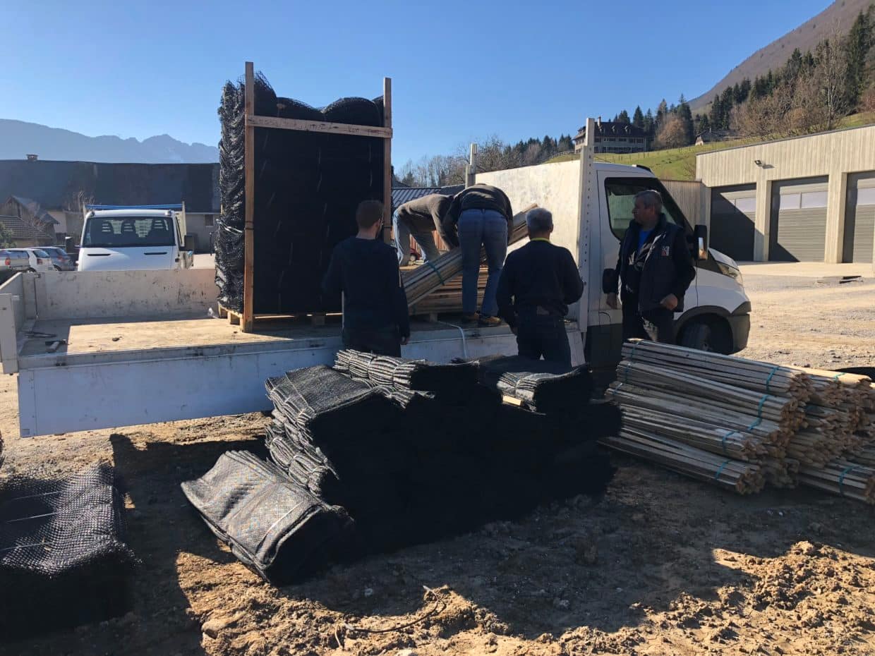 commande groupée de plants forestiers sur la section BAUGES