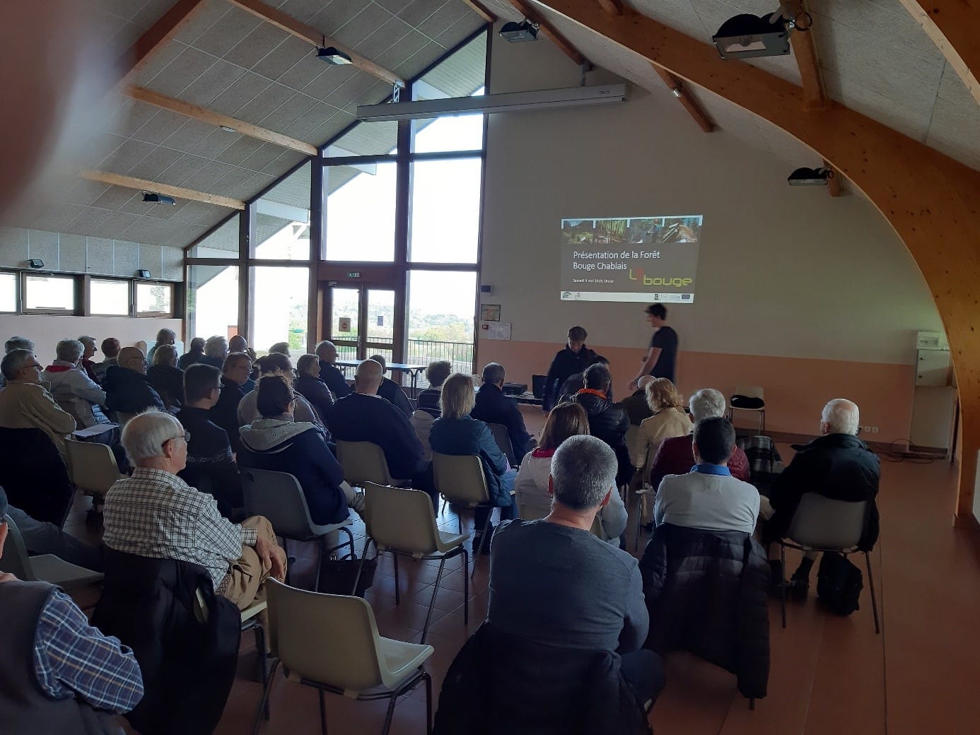 « la forêt bouge » dans le Chablais