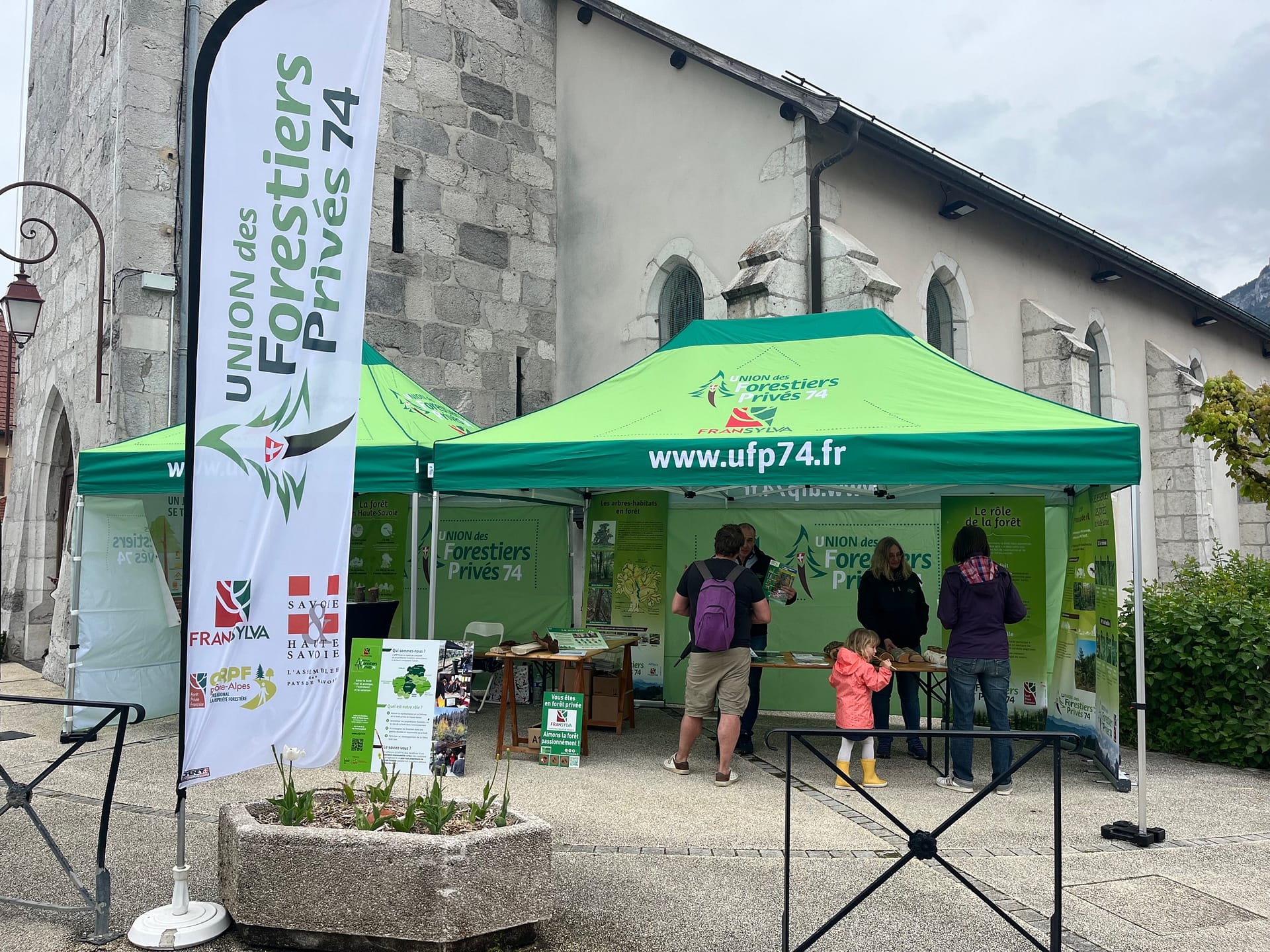 L&rsquo;UFP 74 FRANSYLVA à la foire de VILLAZ (74)