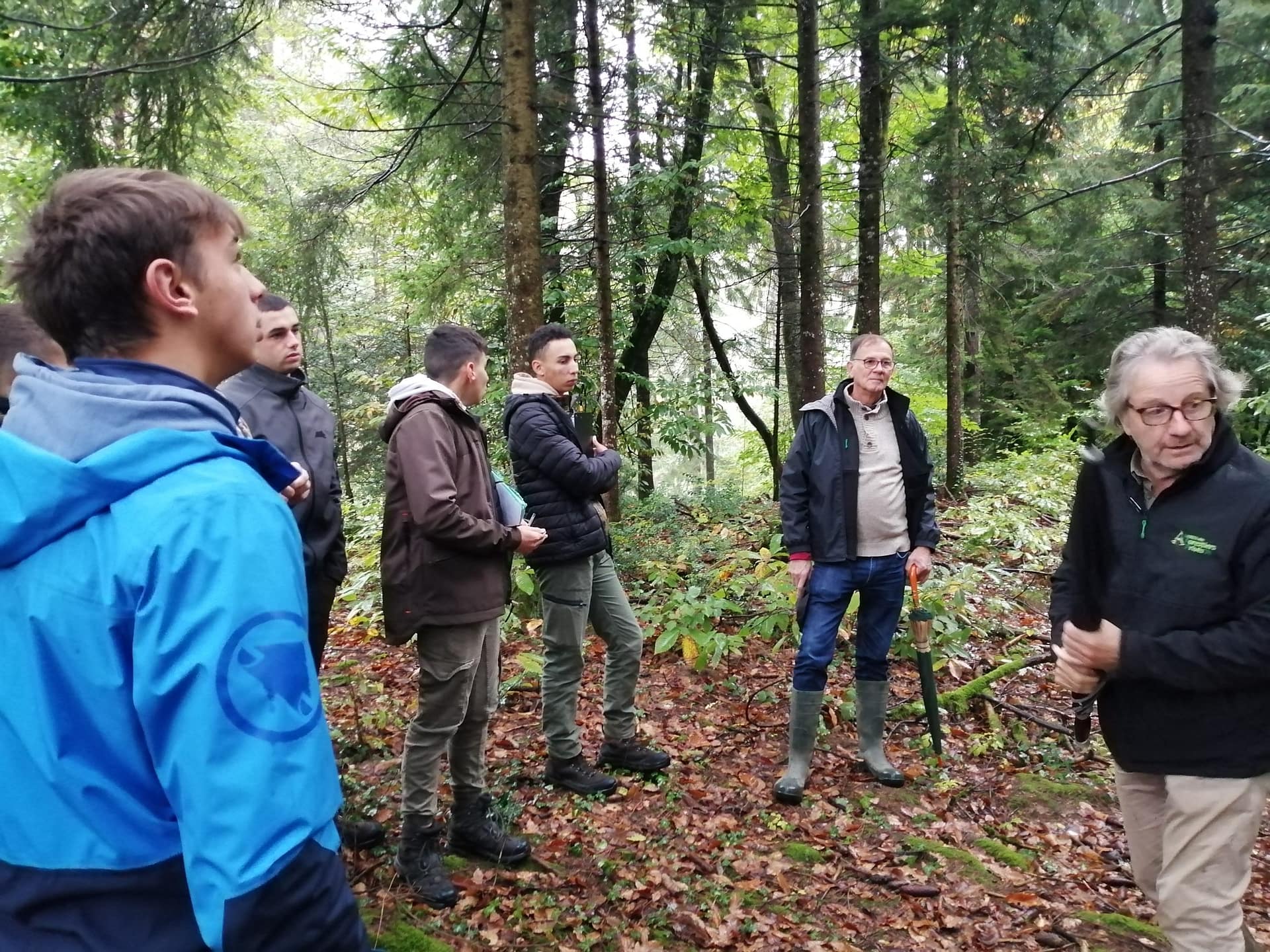 Une classe BTS GF de Normandie en visite en HAUTE SAVOIE