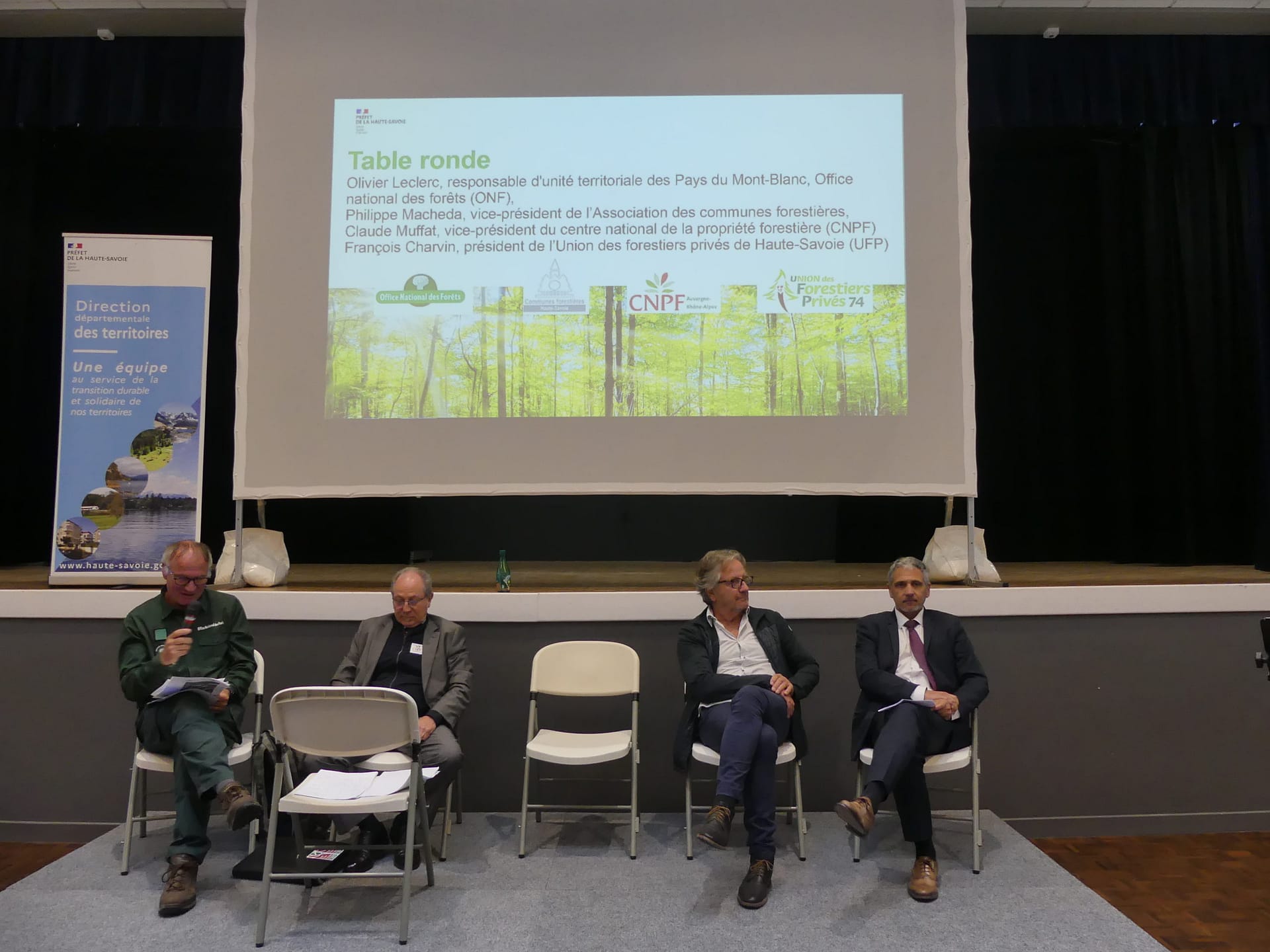 Rencontre de la DDT 74 et des organisations forestières du département