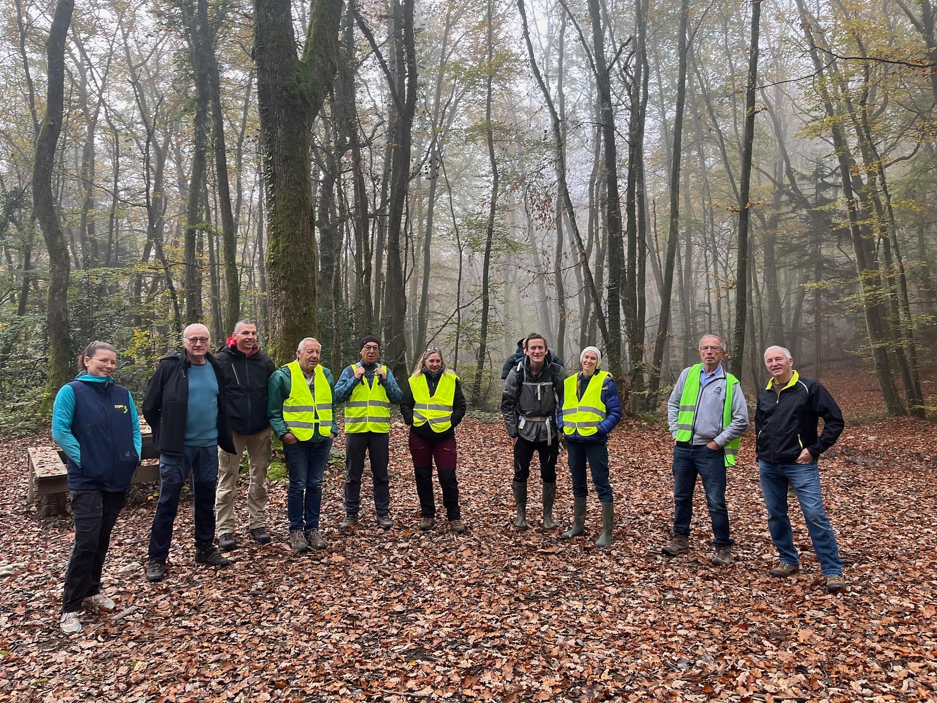 Réunion de formation : Visite de forêt à la Mandallaz