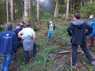 L’association Sylv’acctes en visite sur les BAUGES.