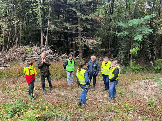 visite de forêt à RUMILLY