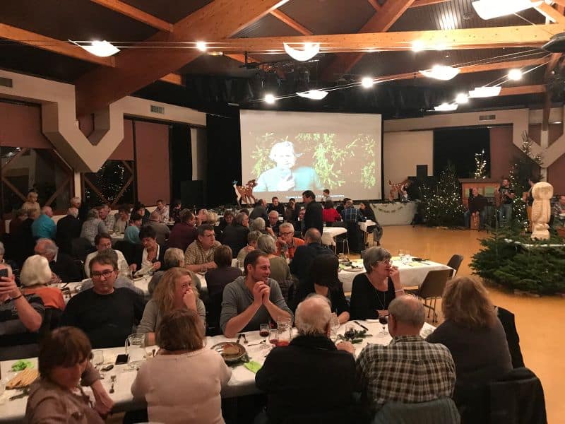 une belle réussite pour le 1er repas des forestiers à SAINT JORIOZ