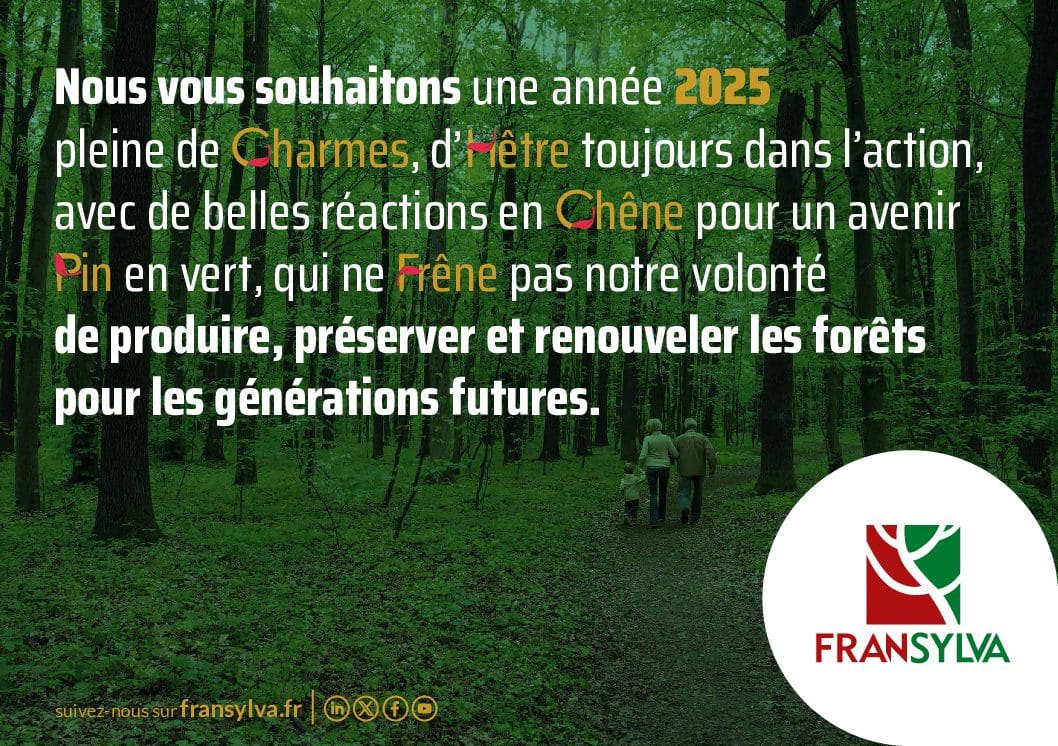 FRANSYLVA vous souhaite une bonne année 2025
